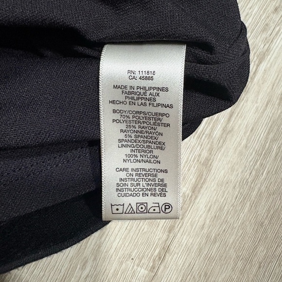 MICHAEL Michael Kors Black Mini Dress with Silver Zipper Accents - Picture 4 of 7